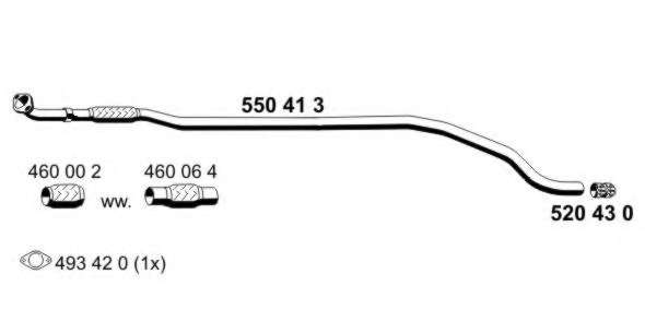 Труба выхлопного газа