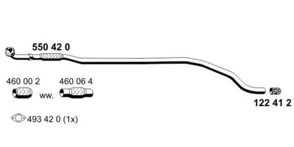 Труба выхлопного газа