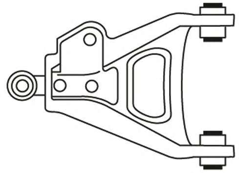 Рычаг независимой подвески колеса, подвеска колеса