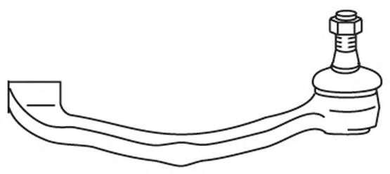 Наконечник поперечной рулевой тяги