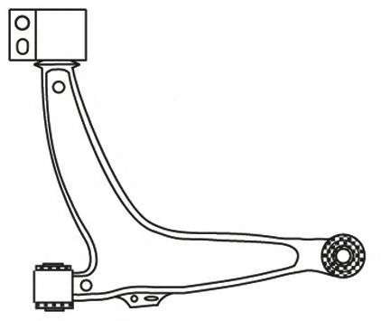 Рычаг независимой подвески колеса, подвеска колеса