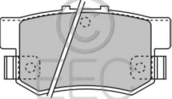 Комплект тормозных колодок, дисковый тормоз