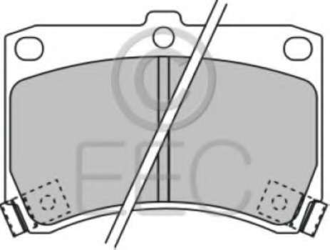 Комплект тормозных колодок, дисковый тормоз