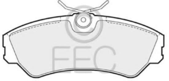 Комплект тормозных колодок, дисковый тормоз