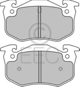 Комплект тормозных колодок, дисковый тормоз