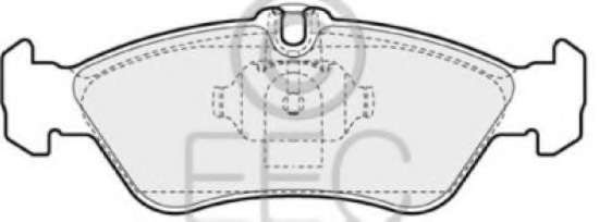 Комплект тормозных колодок, дисковый тормоз