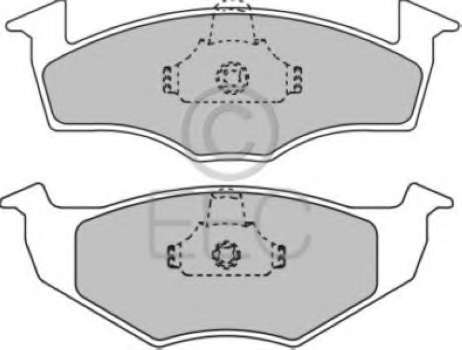 Комплект тормозных колодок, дисковый тормоз