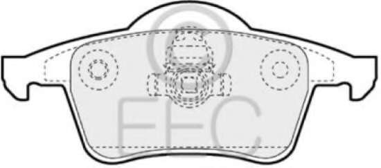 Комплект тормозных колодок, дисковый тормоз