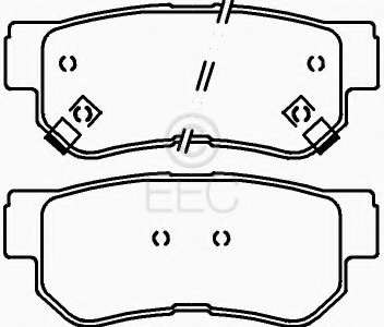 Комплект тормозных колодок, дисковый тормоз