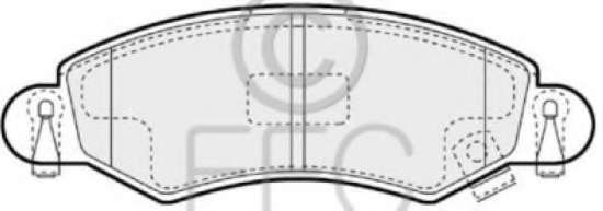 Комплект тормозов, дисковый тормозной механизм