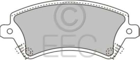 Комплект тормозных колодок, дисковый тормоз