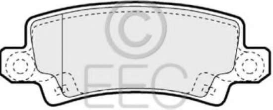 Комплект тормозных колодок, дисковый тормоз