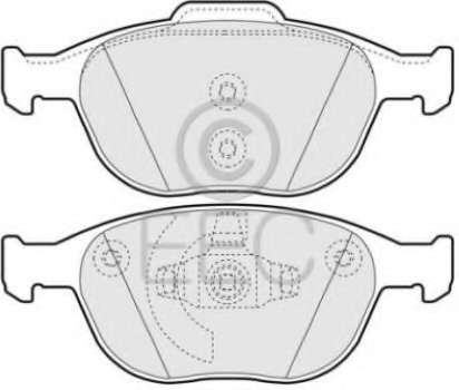 Комплект тормозных колодок, дисковый тормоз