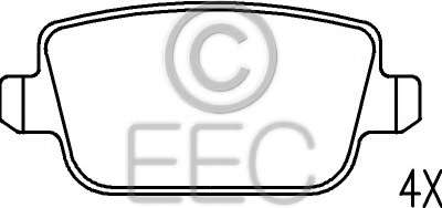 Комплект тормозных колодок, дисковый тормоз