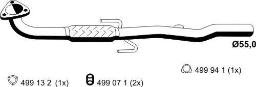 Труба выхлопного газа