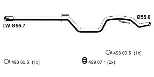 Труба выхлопного газа