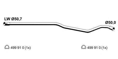 Труба выхлопного газа