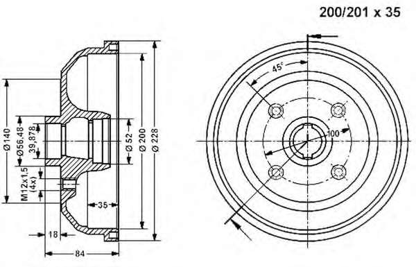 Тормозной барабан