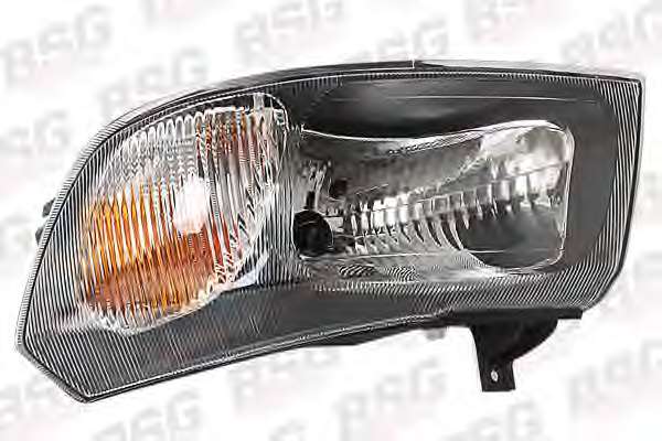 Фара F. Transit 00-06 Л. (темн. отражатель+моторчик)