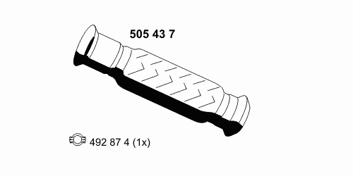Труба выхлопного газа