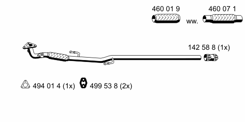 Труба выхлопного газа