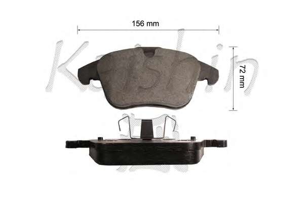 Комплект тормозных колодок, дисковый тормоз