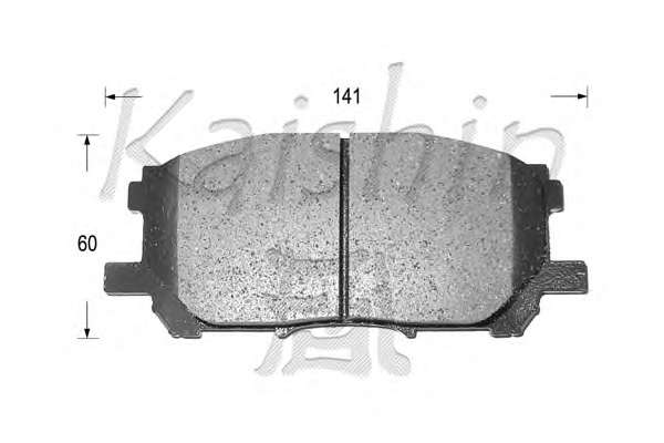 Комплект тормозных колодок, дисковый тормоз