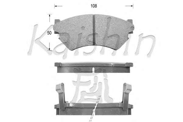 Комплект тормозных колодок, дисковый тормоз