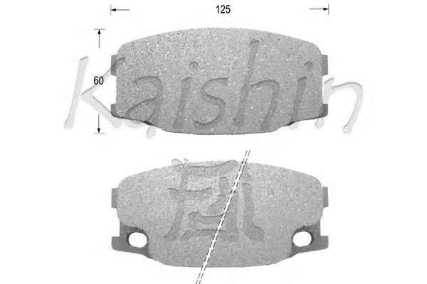 Комплект тормозных колодок, дисковый тормоз