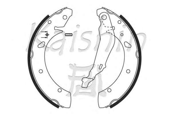 Комплект тормозных колодок