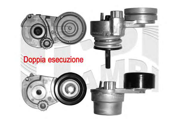 Натяжитель ремня, клиновой зубча