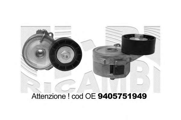 Натяжитель ремня, клиновой зубча