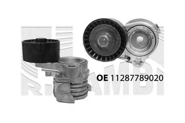 Натяжитель ремня, клиновой зубча