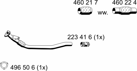 Труба выхлопного газа
