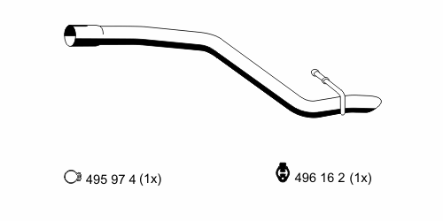 Труба выхлопного газа