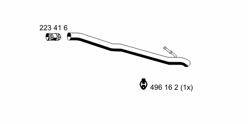 Труба выхлопного газа