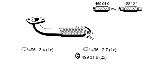 Труба выхлопного газа