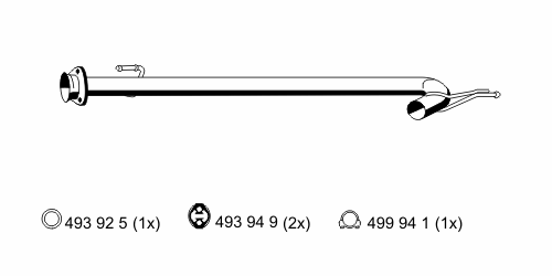 Труба выхлопного газа