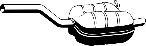 Глушитель выхлопных газов конечный