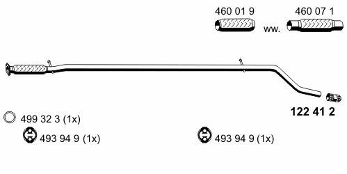 Труба выхлопного газа