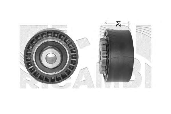 Натяжной ролик, поликлиновой  ремень