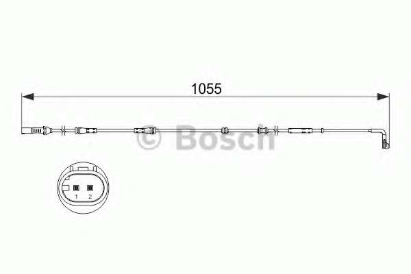 Датчик зносу гальмівних колодок (задніх) BMW 7 (F01-F04) 08-15