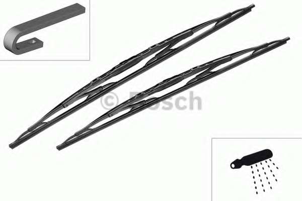 Щітки склоочисника (650/650mm) Citroen C8/Peugeot 807 02-