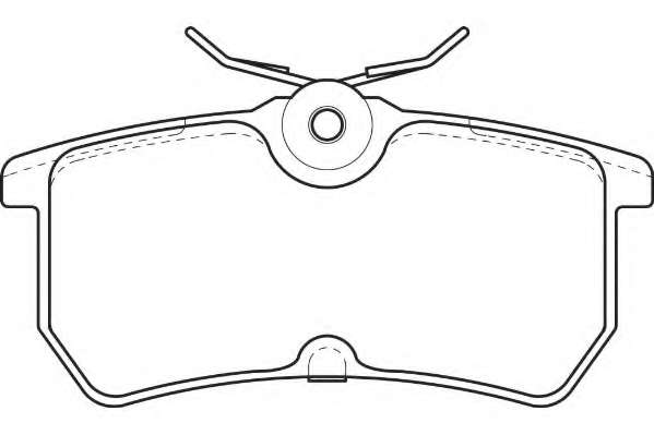 Комплект тормозных колодок, дисковый тормоз