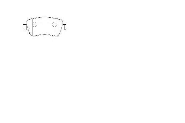 Комплект тормозных колодок, дисковый тормоз