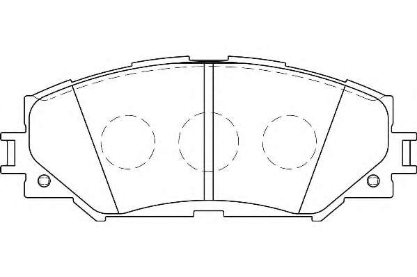Комплект тормозных колодок, дисковый тормоз