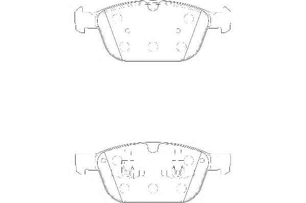 Комплект тормозных колодок, дисковый тормоз