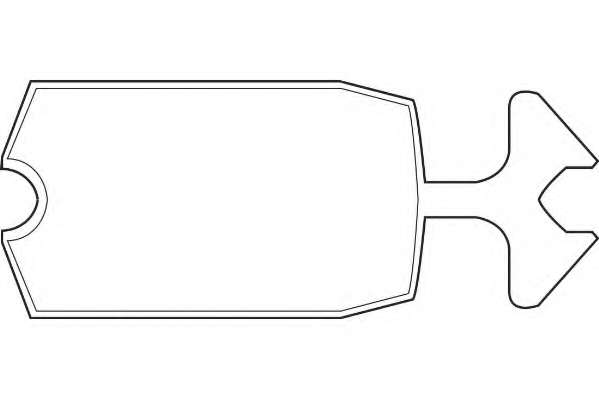 Комплект тормозных колодок, дисковый тормоз