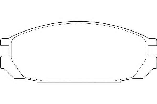 Комплект тормозных колодок, дисковый тормоз