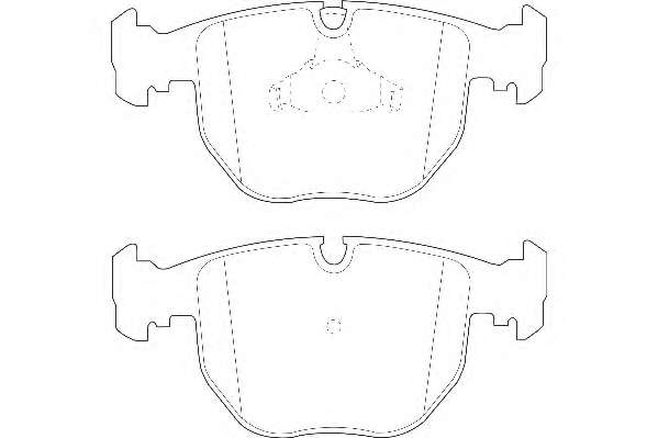 Комплект тормозных колодок, дисковый тормоз